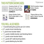 T-Shirt Quilt Pattern by Penny Haren
