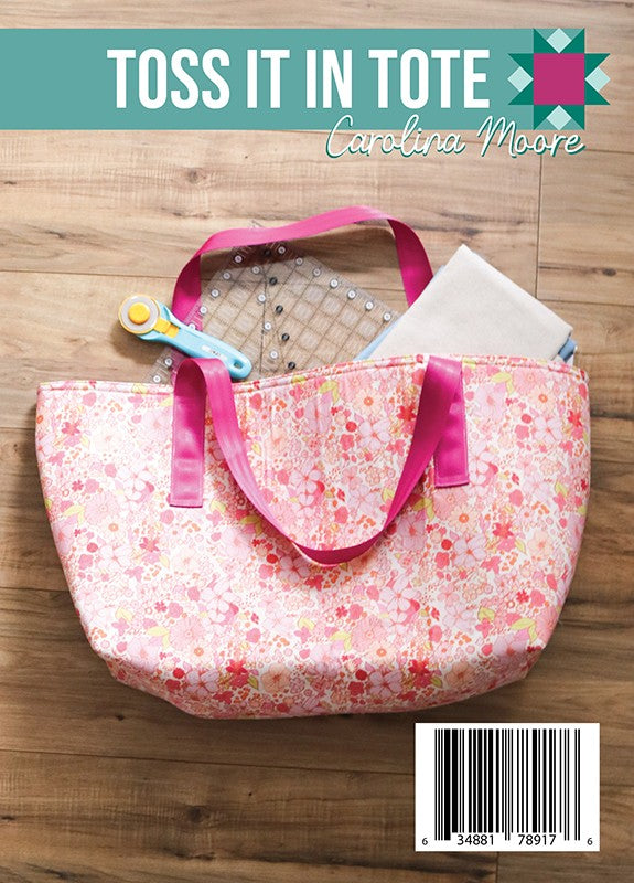 Toss It In Tote Pattern by Carolina Moore