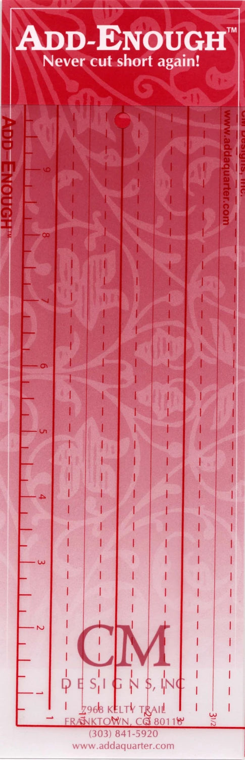 Add-Enough Ruler 4in x 10in