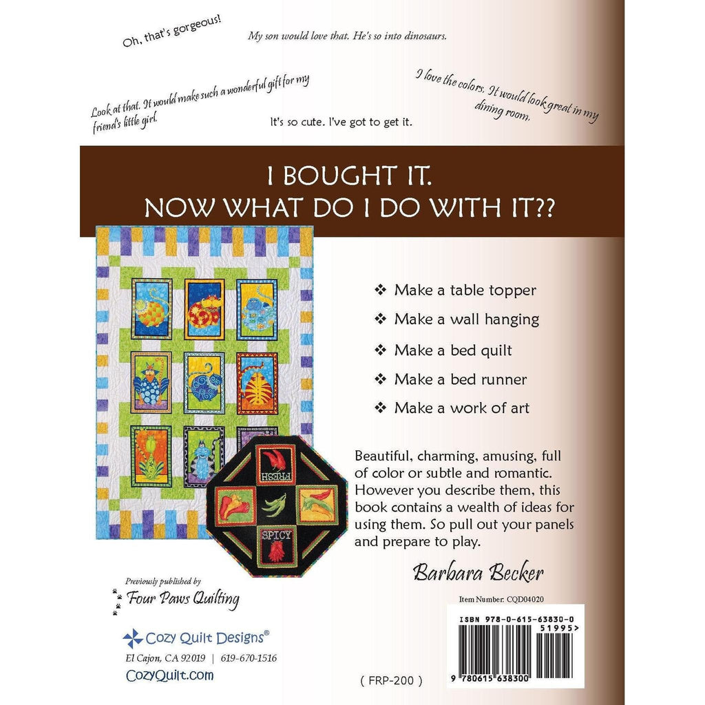 Panel Play Quilt Book