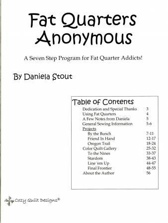 Book: Fat Quarters Anonymous