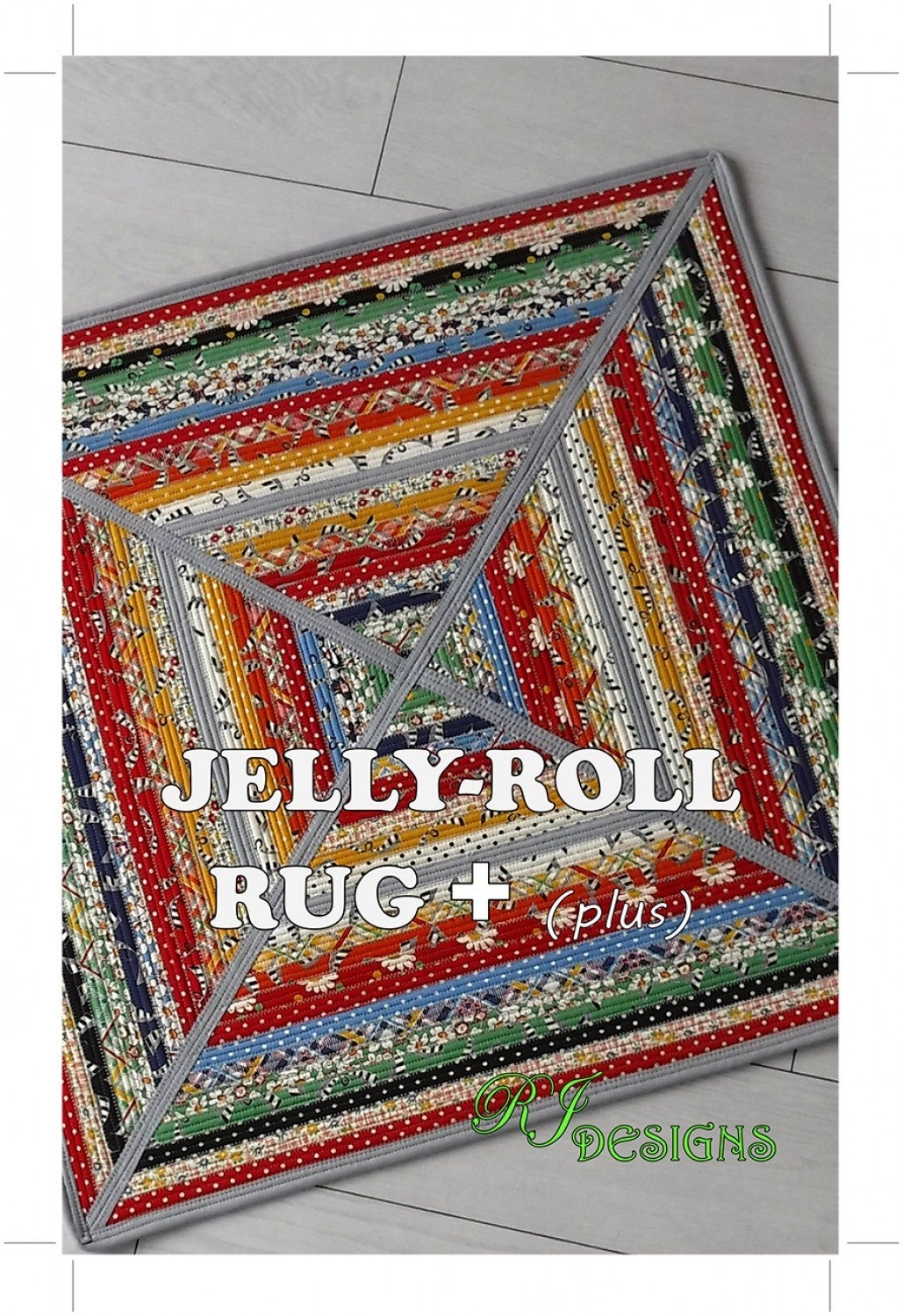 Pattern: Jelly Roll Rug Plus