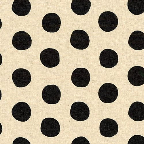 Canvas Natural Dots by Sevenberry - Jet