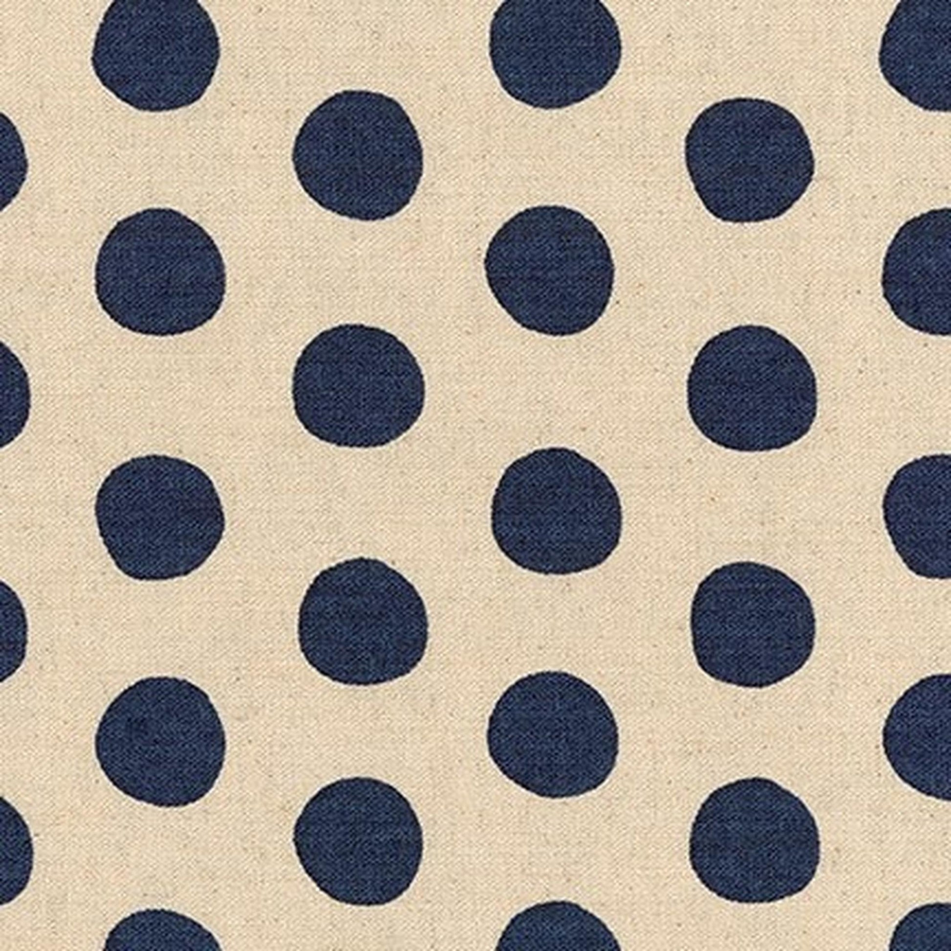 Canvas Natural Dots by Sevenberry - Navy