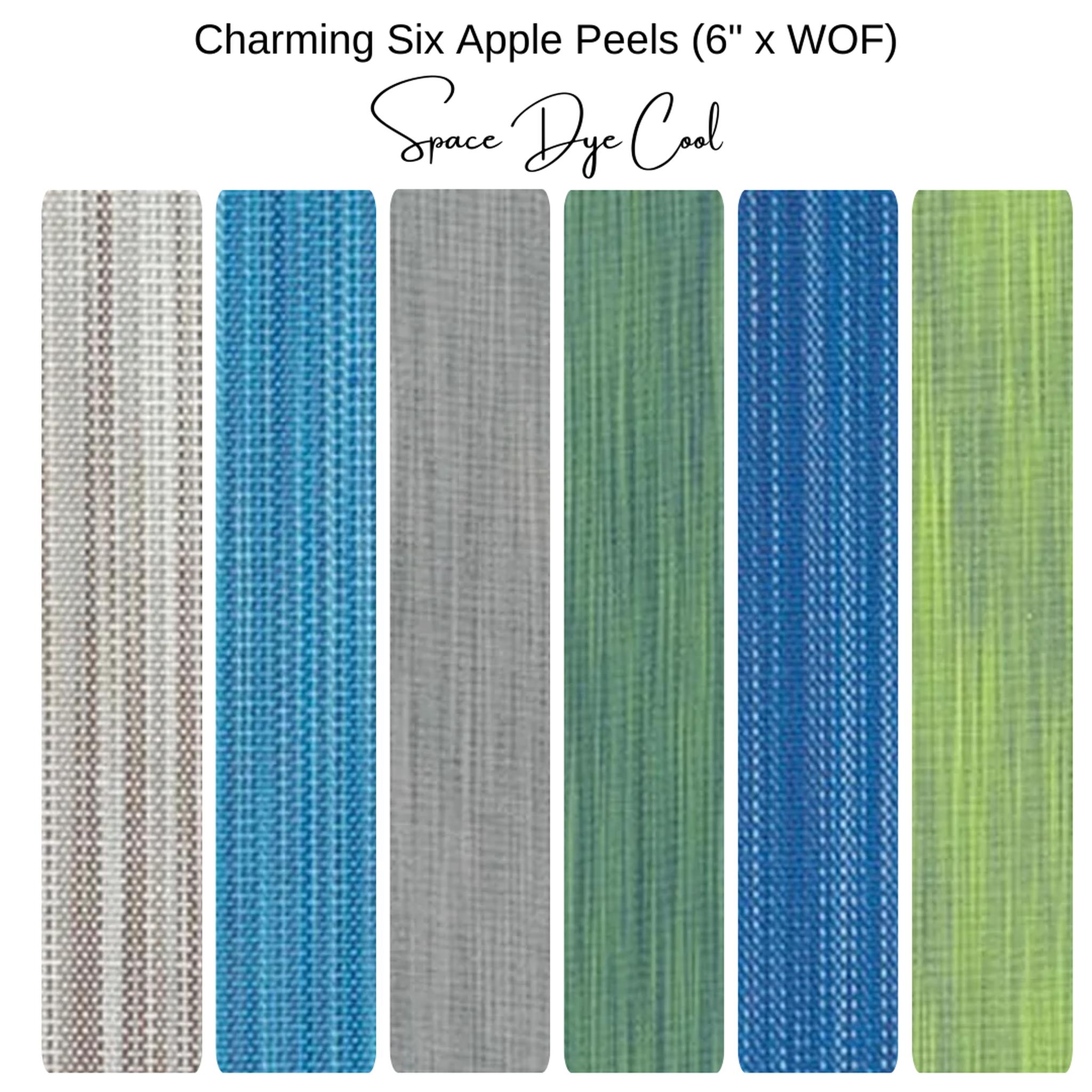 6" Apple Peel (6) - Charming 6 Peels Space Dye Cools