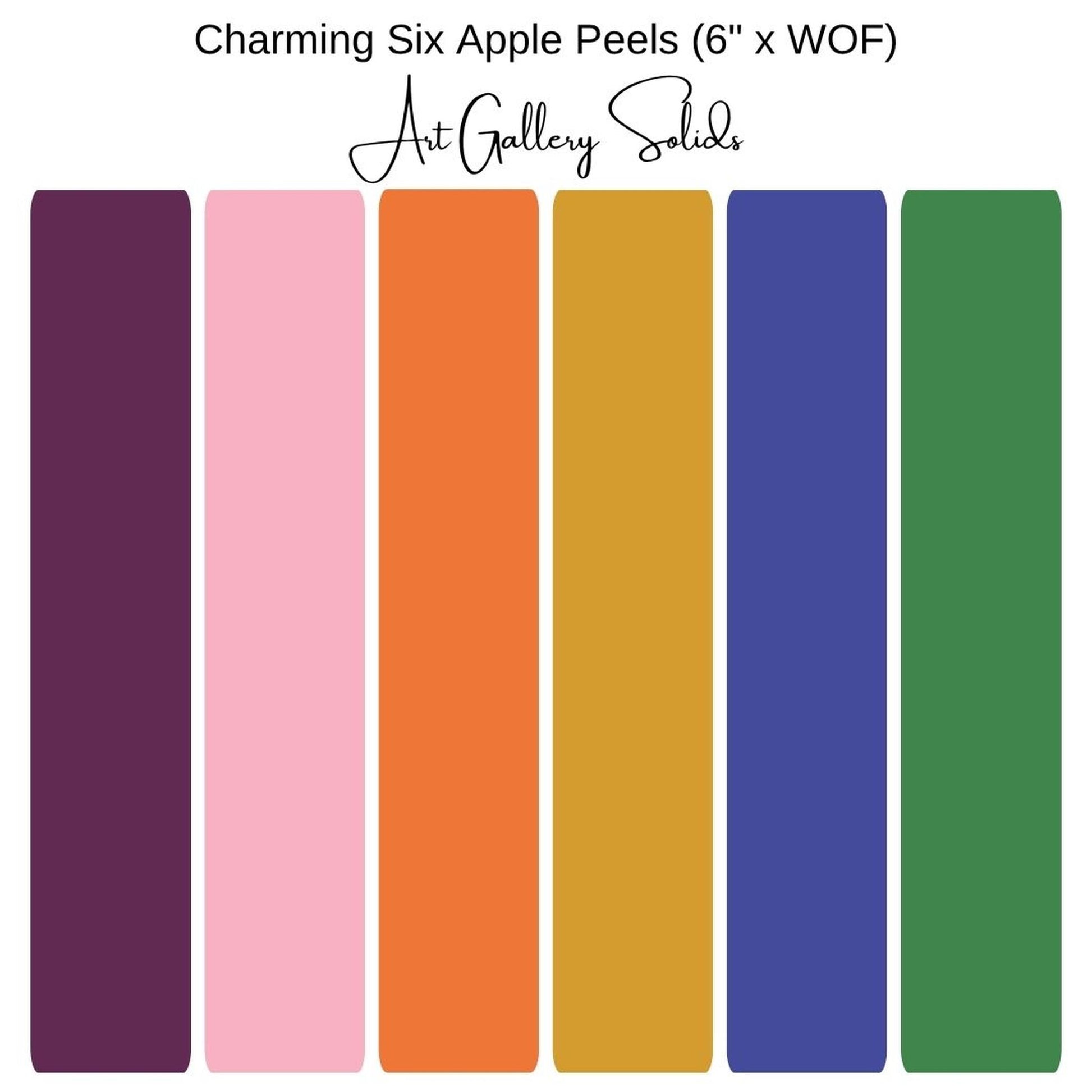 6" Apple Peel (6) - Charming Peel - Art Gallery Solids