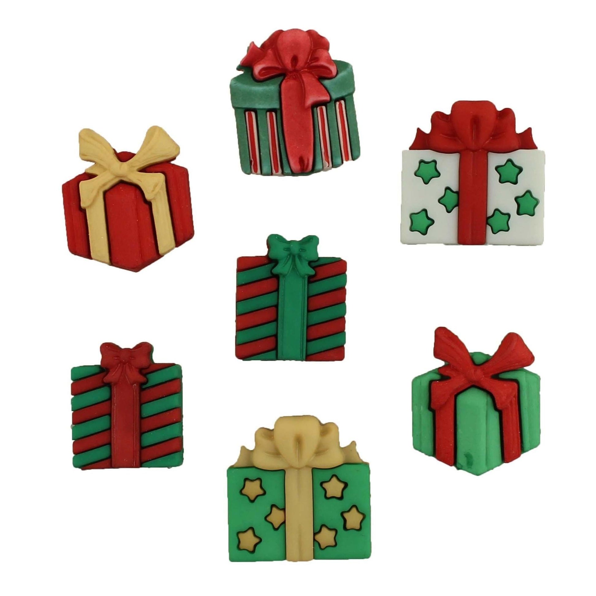Christmas Joy Buttons (7 pack)