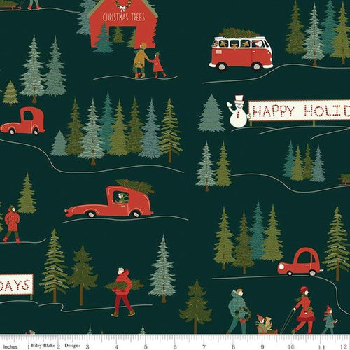 Christmas is in Town by Sandy Gervais Main: Forest