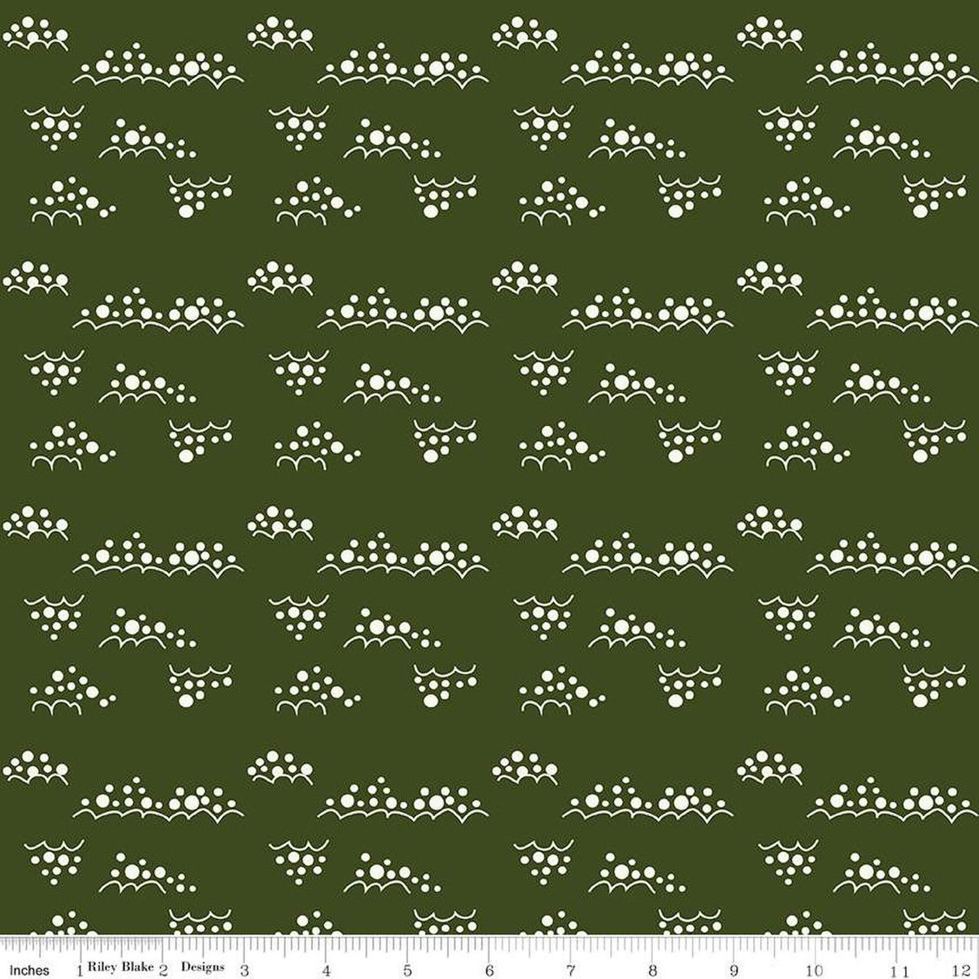 Christmas is in Town by Sandy Gervais Snowballs: Dark Green