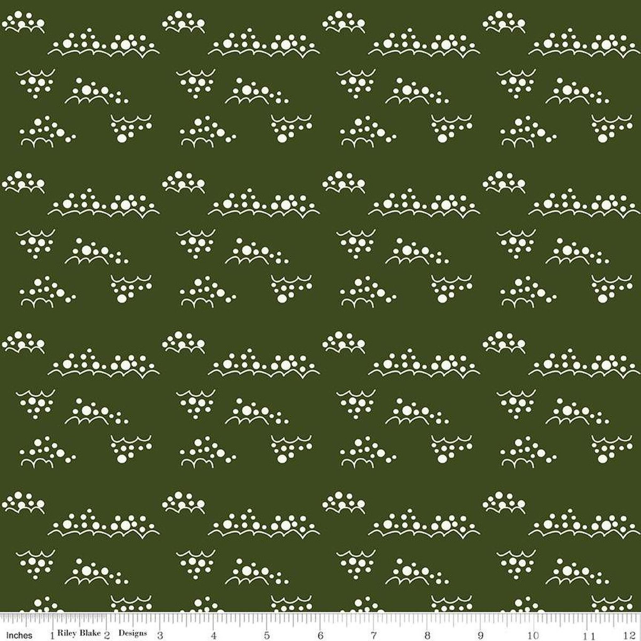 Christmas is in Town by Sandy Gervais Snowballs: Dark Green