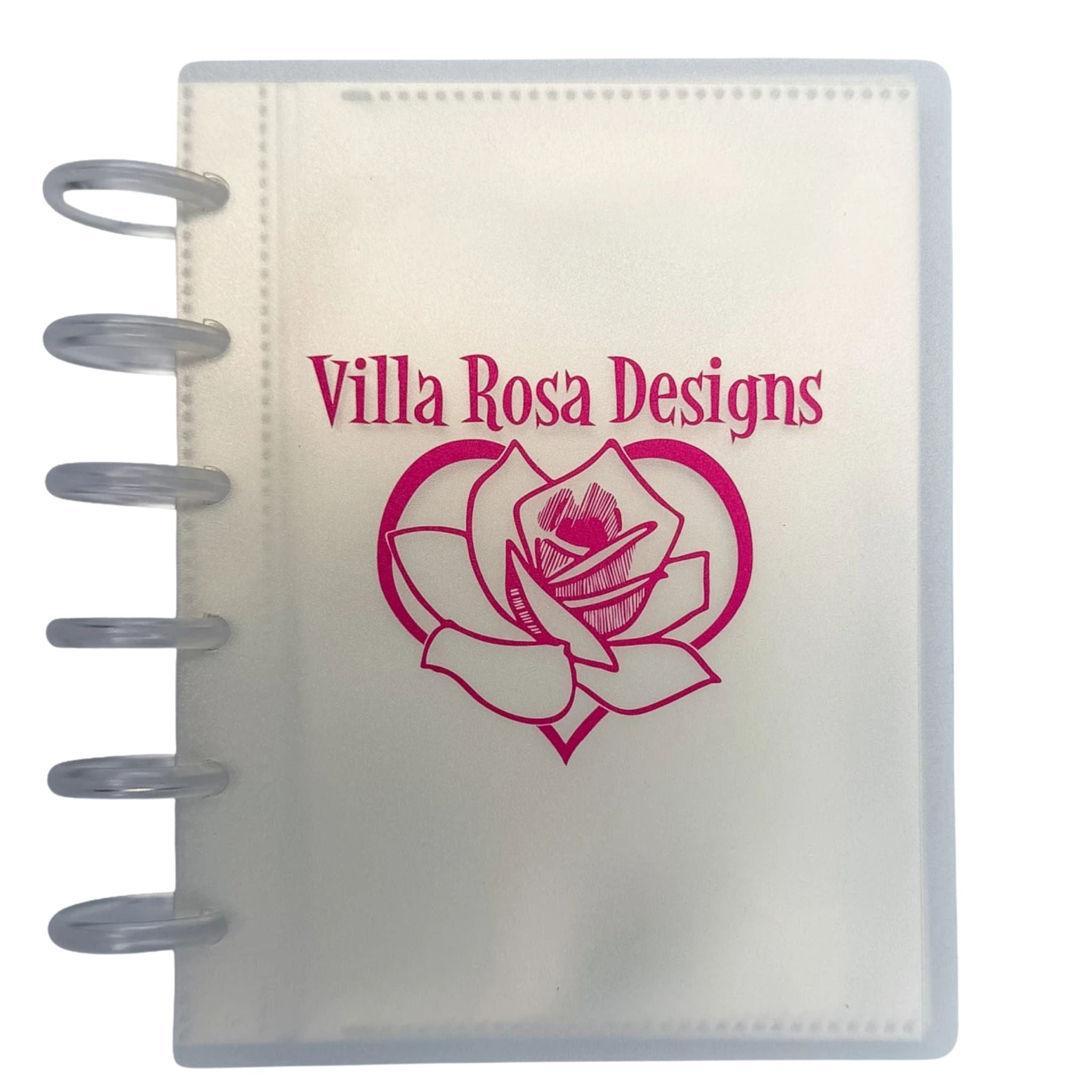 Clear Discbound Pattern Storage Binder by Villa Rosa
