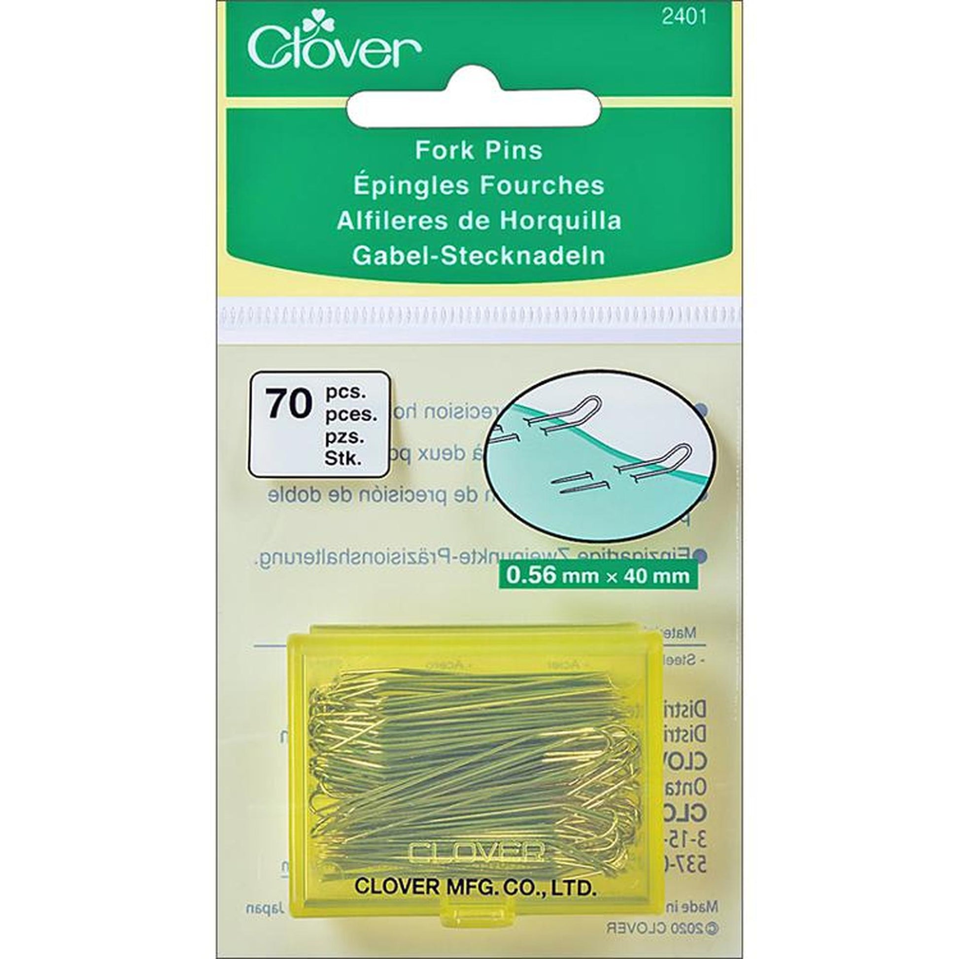 Clover Fork Pins 70ct