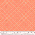Clover and Dot Grid - Coral