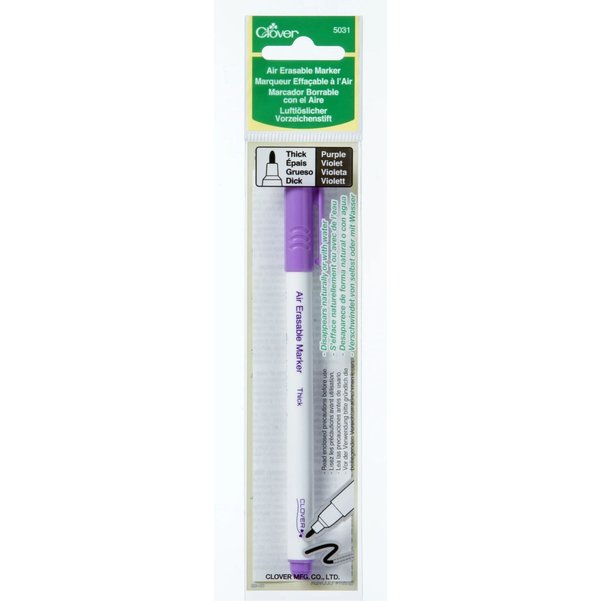 Clover Thick Tip Air Erasable Marker
