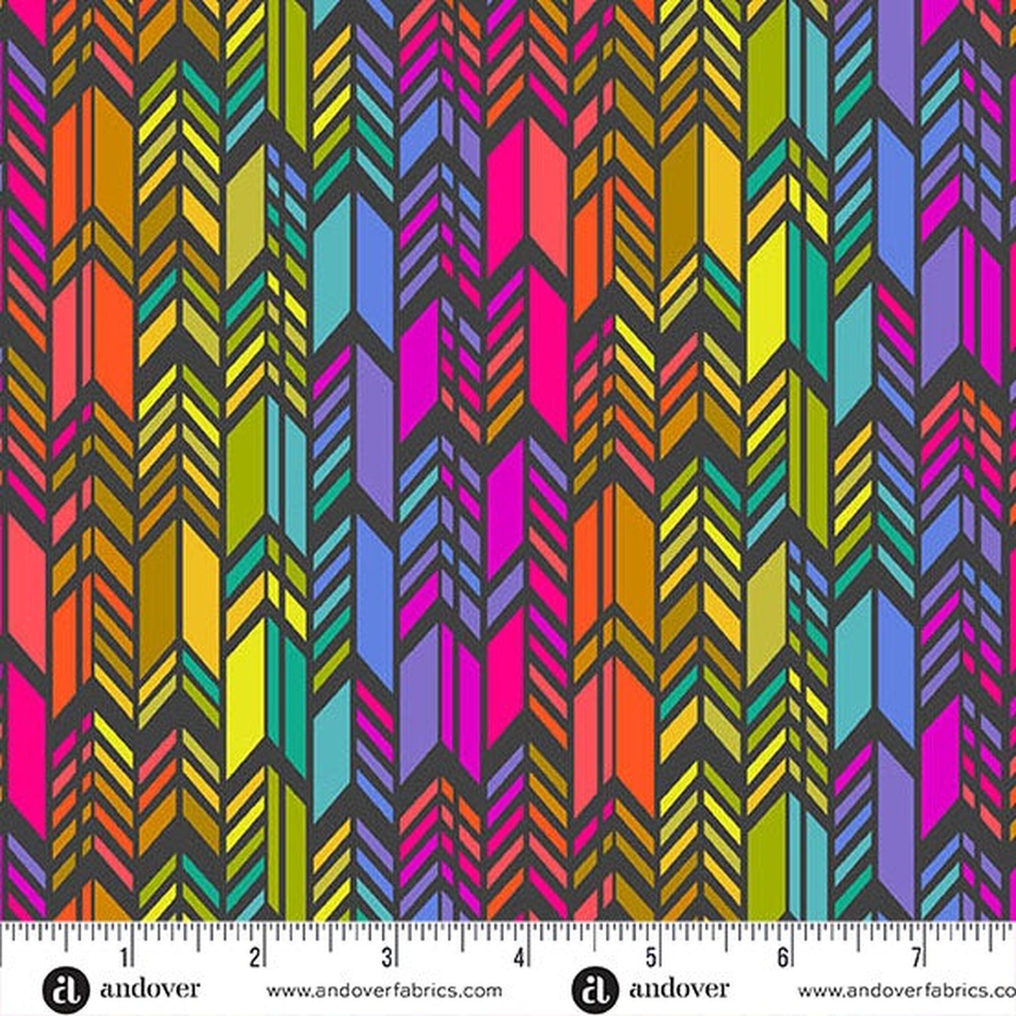 Color Wheel by Alison Glass - Spectrum Feathers: Night