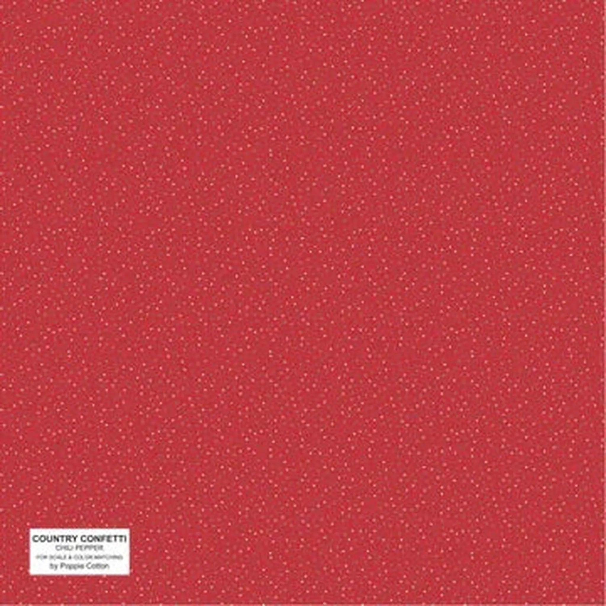 Country Confetti - Chili Pepper Red