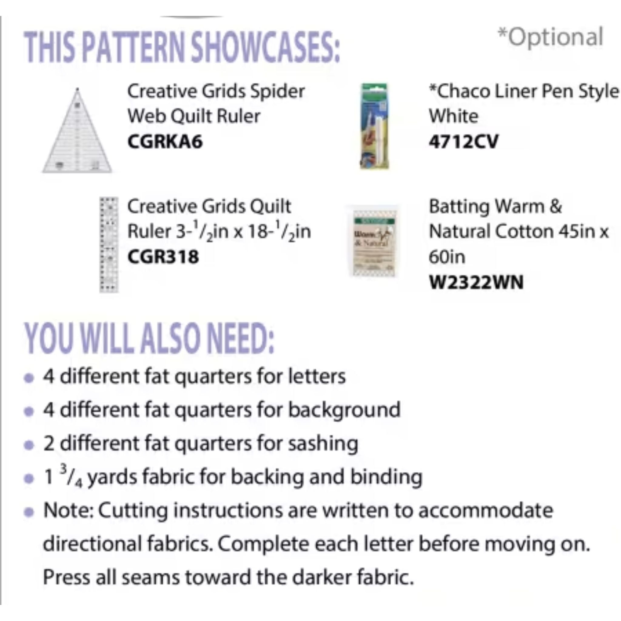 Crazy Love Table Runner Pattern