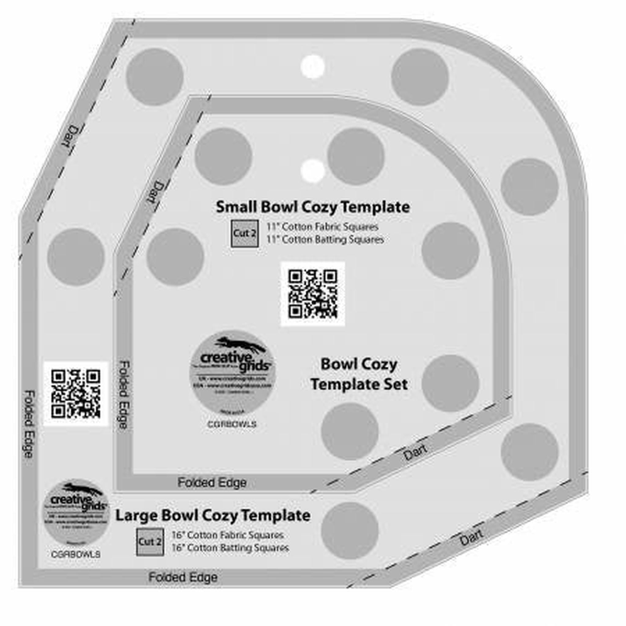 Creative Grids Bowl Cozy Template