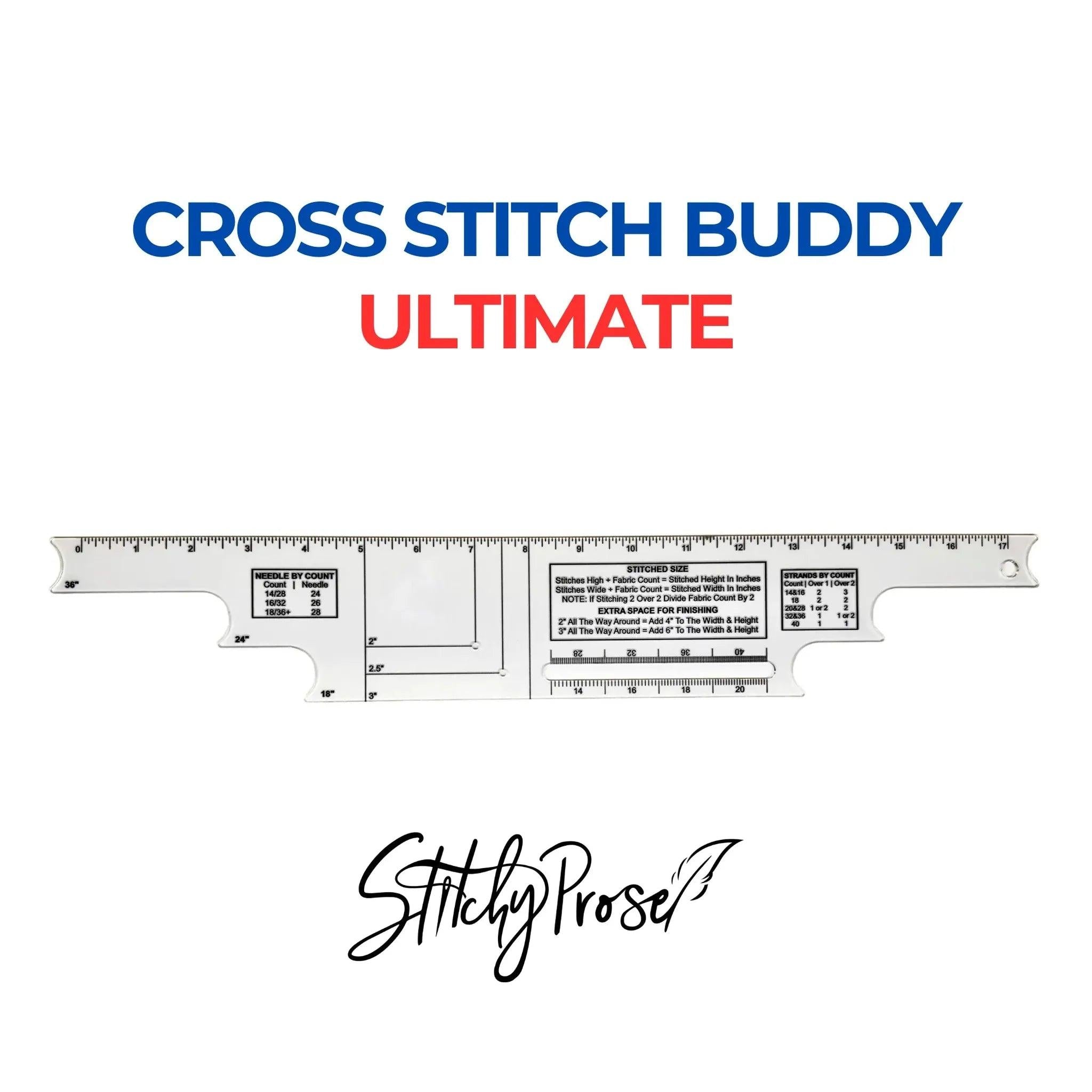 Cross Stitch Buddy - Ultimate Ruler by Stitchy Prose