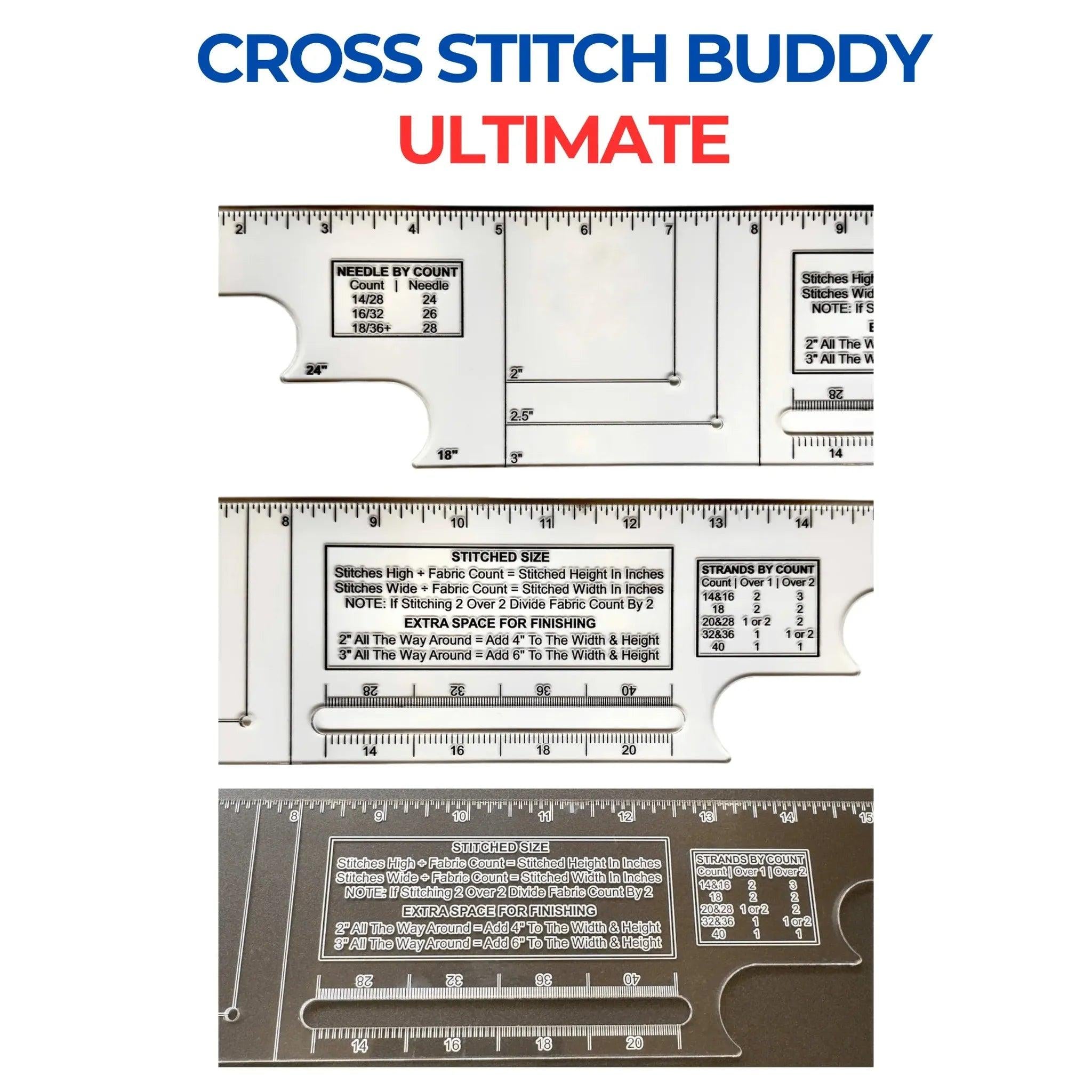 Cross Stitch Buddy - Ultimate Ruler by Stitchy Prose