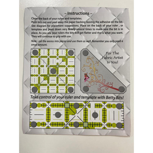 Betty Bits Ruler Grippers by Steady Betty