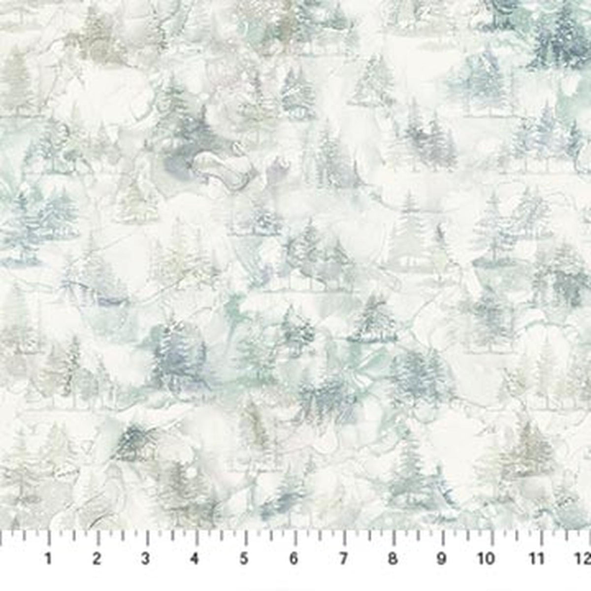 Altitude - Mini Trees - Off White Blue