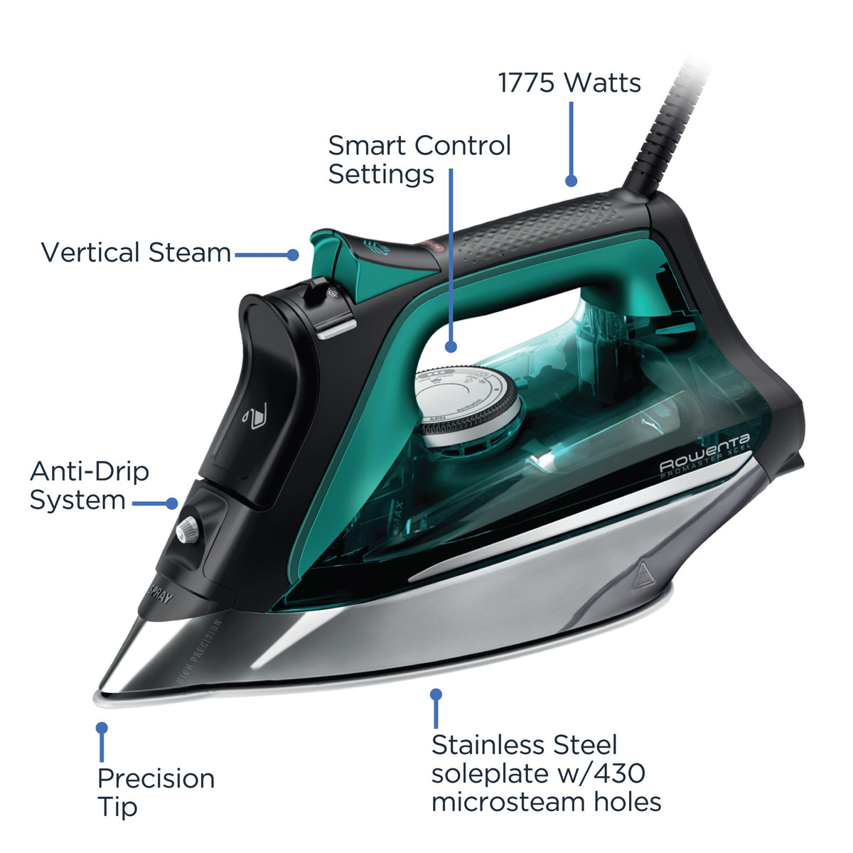 Rowenta Pro Master Xcel Steam Iron