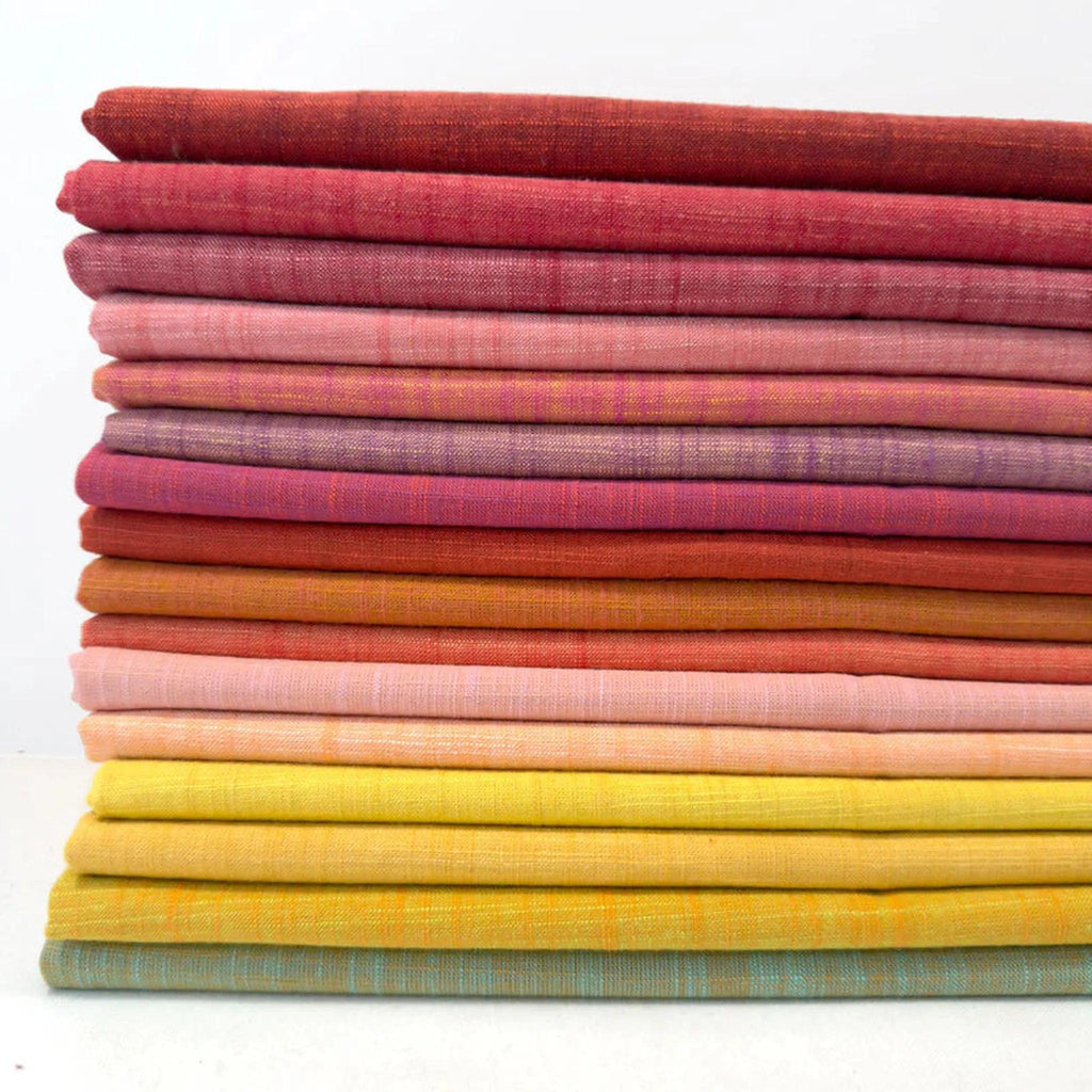 Fat Quarter Bundle (16) Handloom in Daiquiri