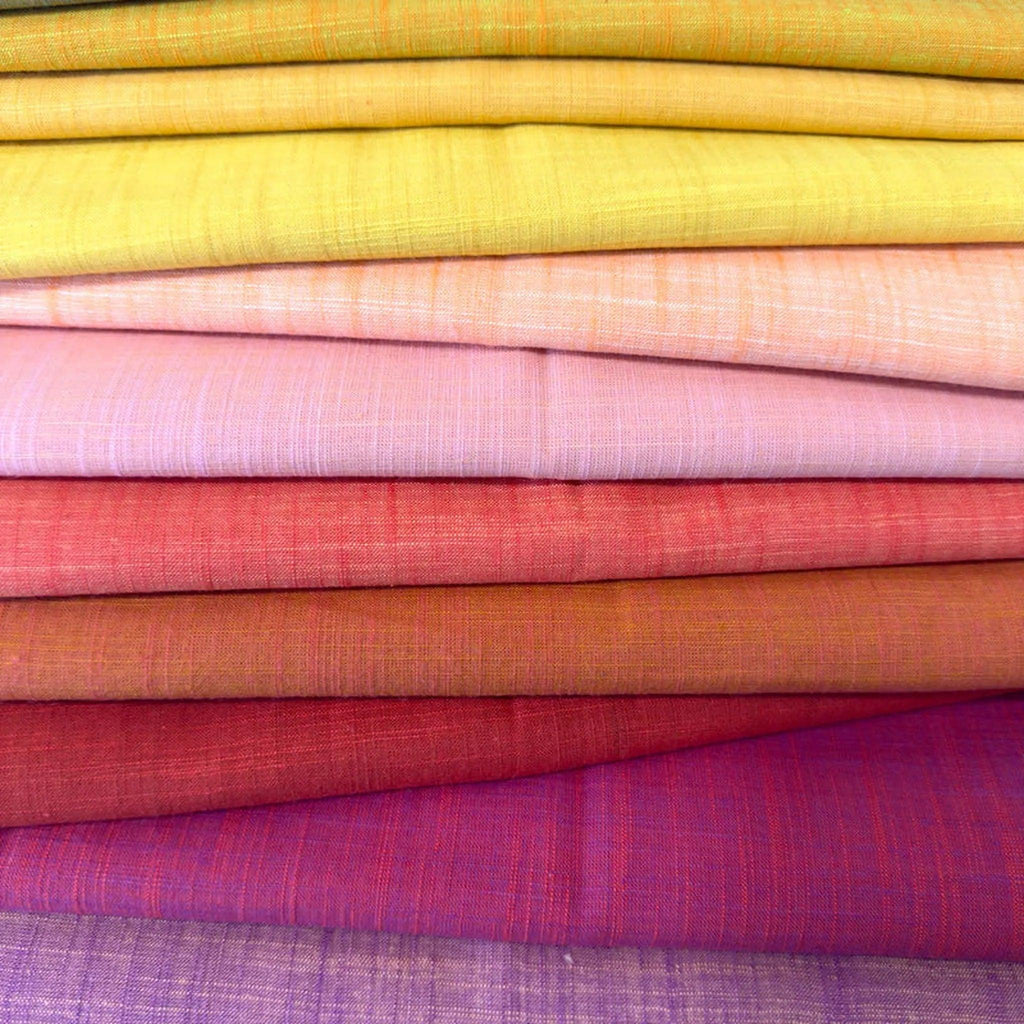 Fat Quarter Bundle (16) Handloom in Daiquiri