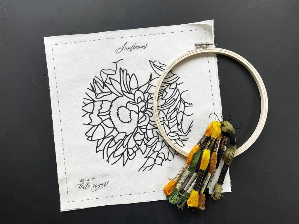 Embroidery Kit/Sunflower(Kate Wyatt)