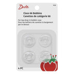 Dritz Bobbin Plastic Class 66 4ct #937