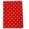 Dunroven House Tea Towel - Bright Red Polka Dots