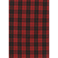 Dunroven House Tea Towel - Bright Red and Black