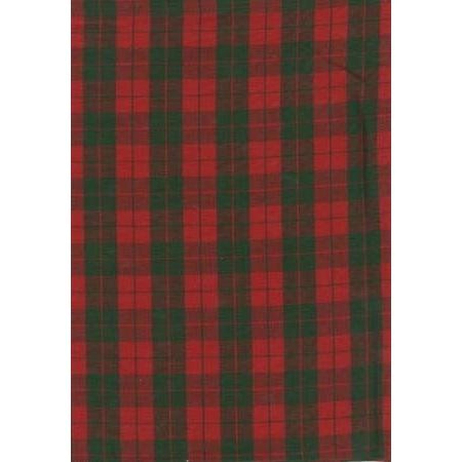 Dunroven House Tea Towel - Bright Red and Green