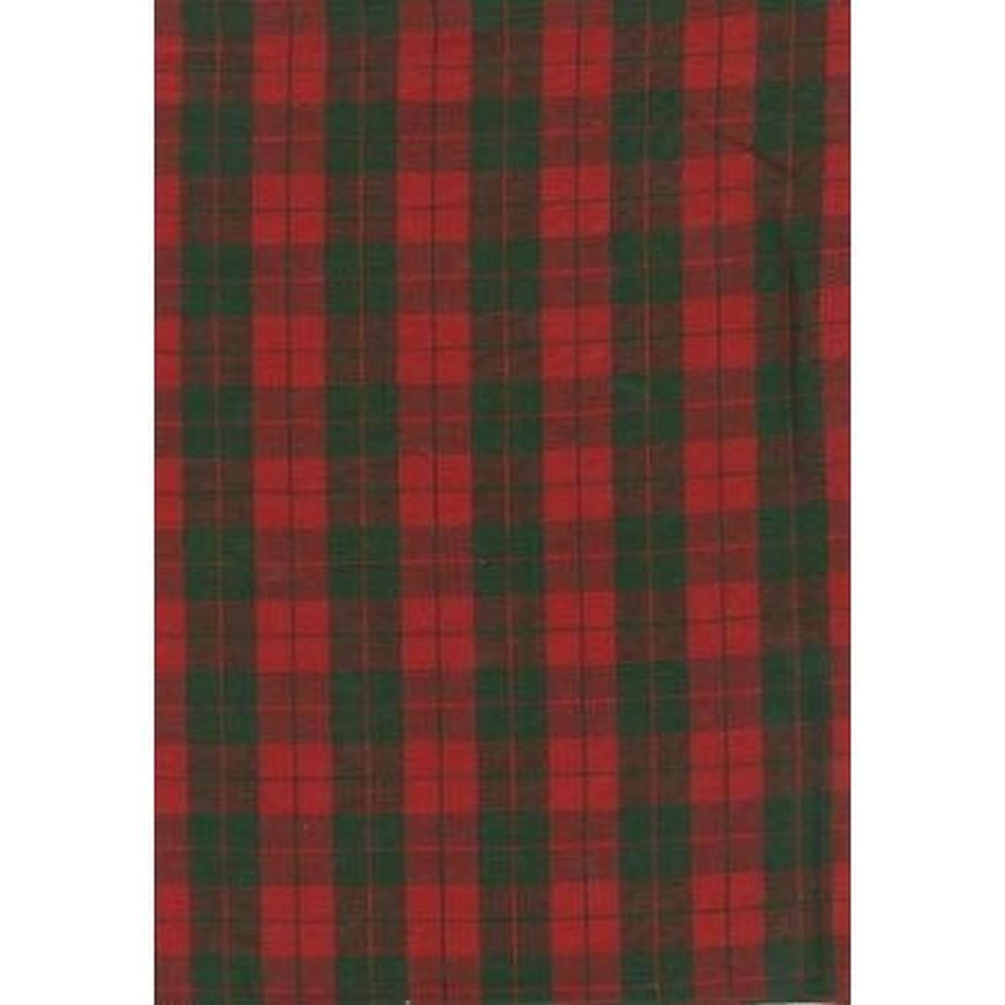 Dunroven House Tea Towel - Bright Red and Green