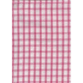 Dunroven House Tea Towel - Creekside Pink and White
