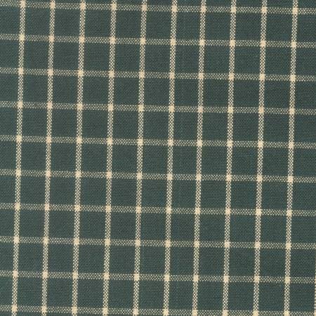 Dunroven House Tea Towel - Reverse Window Pane - Green