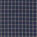 Dunroven House Tea Towel - Reverse Window Pane - Navy