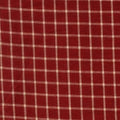 Dunroven House Tea Towel - Reverse Window Pane - Red