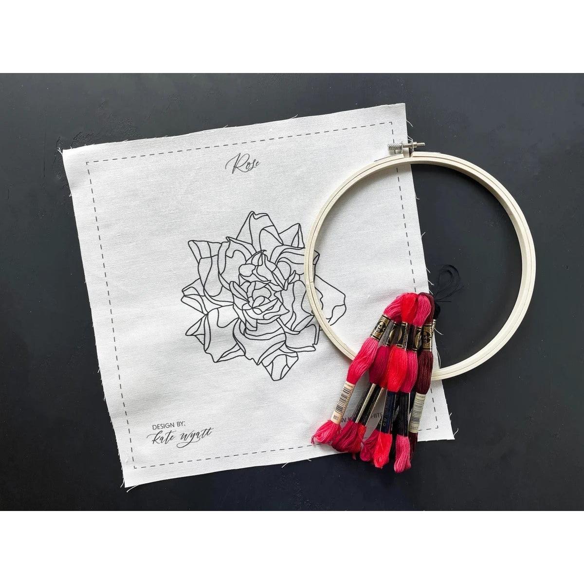 Embroidery Kit/Rose (Kate Wyatt)