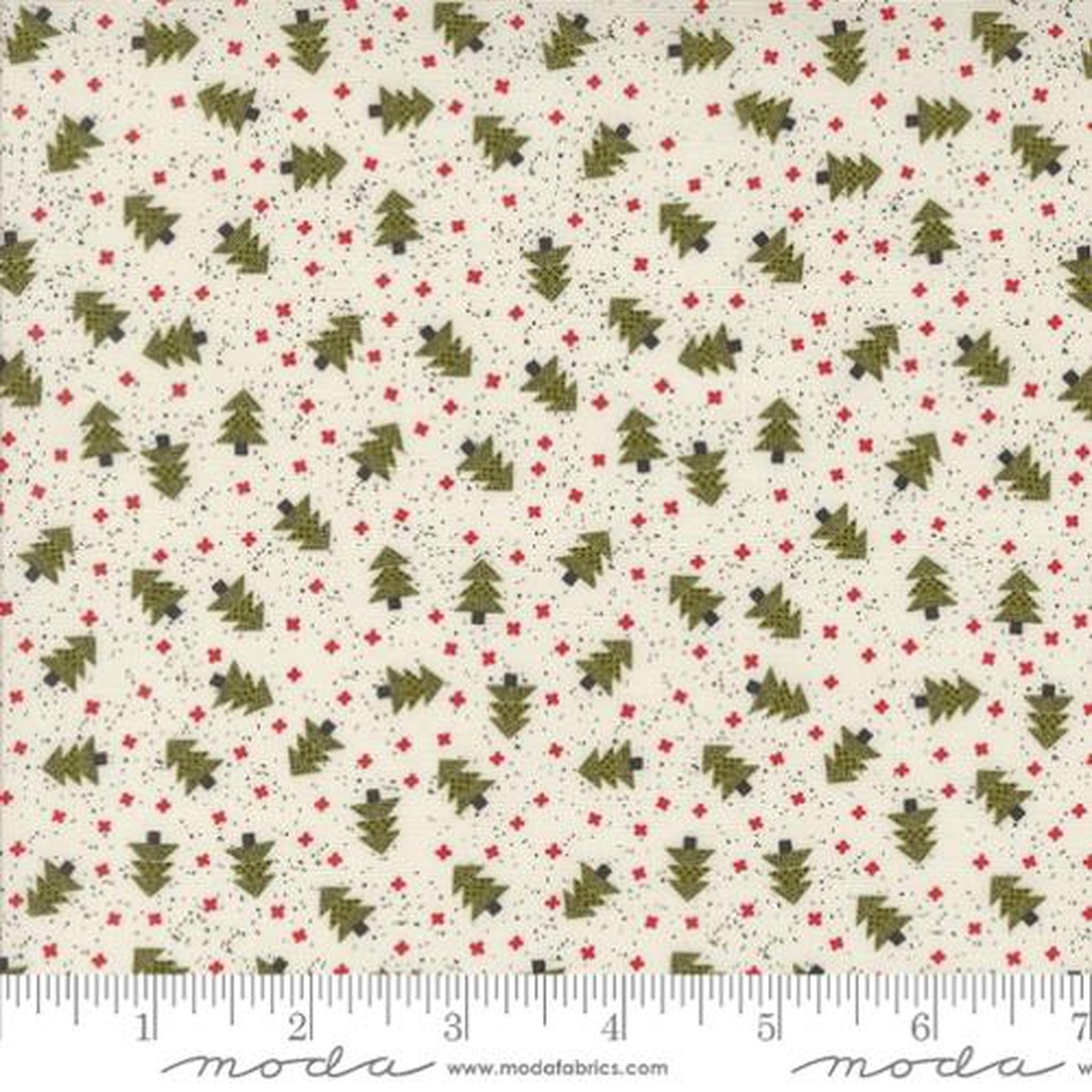 Emmitt and Ivy Christmas Dots Trees - Vanilla