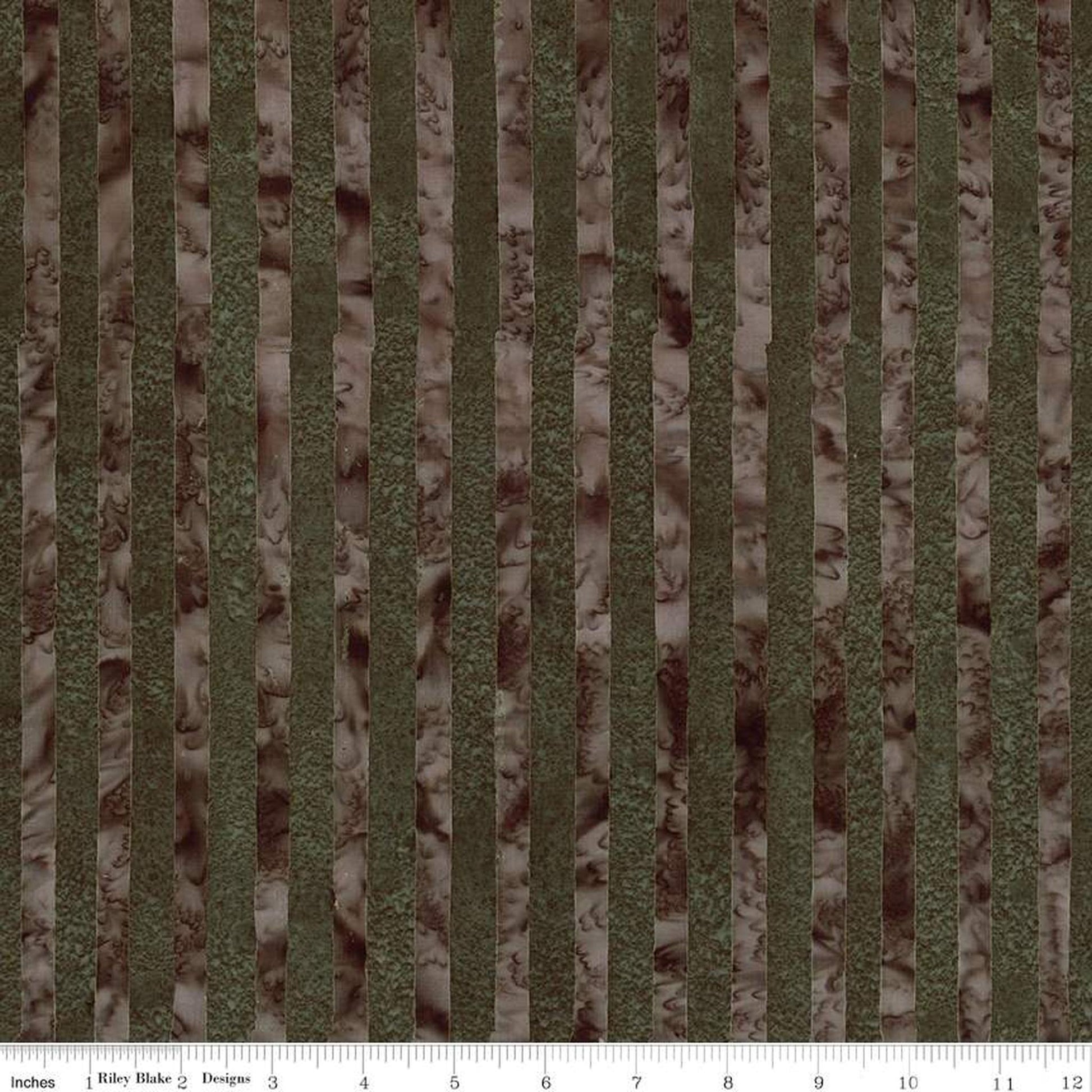 Expressions Batik Elementals by Riley Blake - Get in Line: Dark Vintage Green