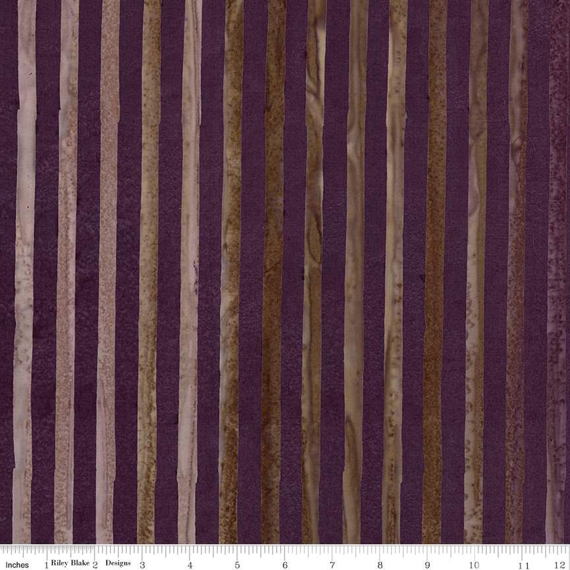 Expressions Batik Elementals by Riley Blake - Get in Line: Grape Coal