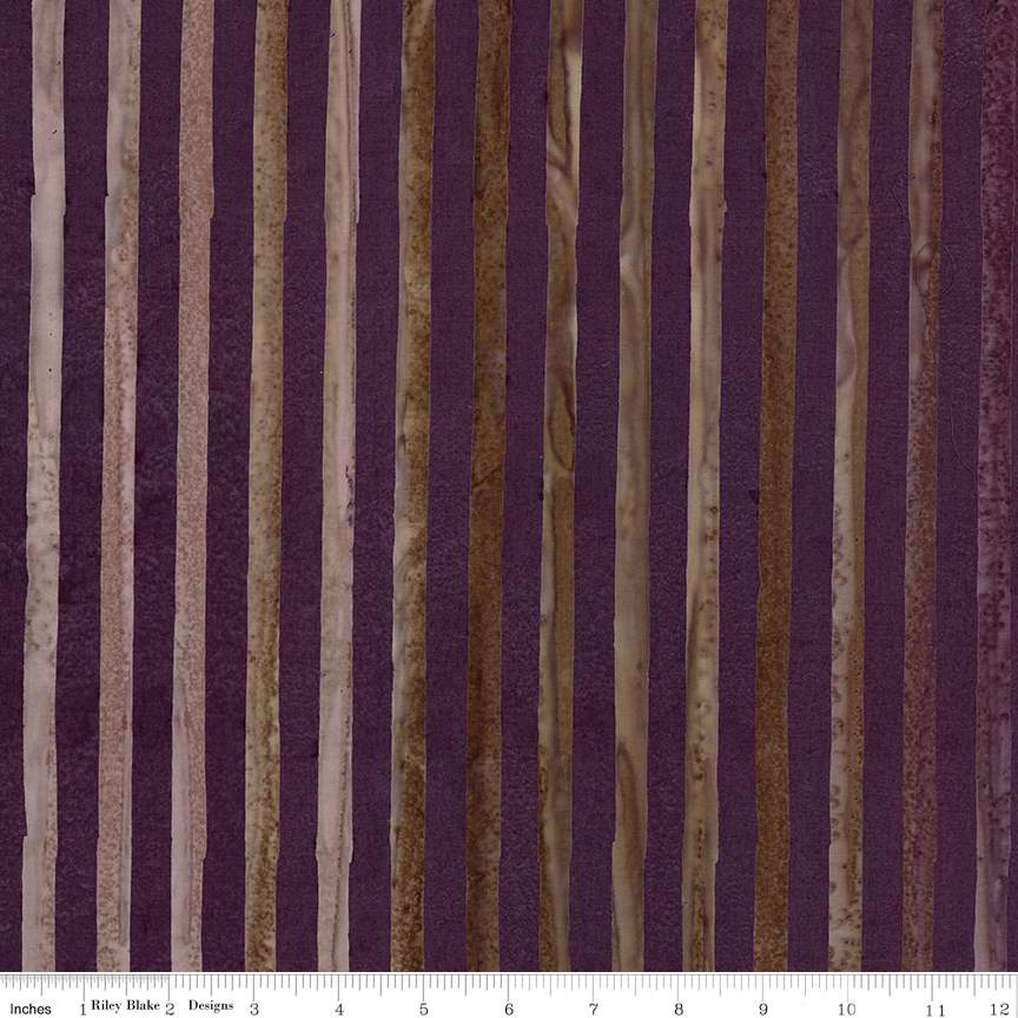 Expressions Batik Elementals by Riley Blake - Get in Line: Grape Coal