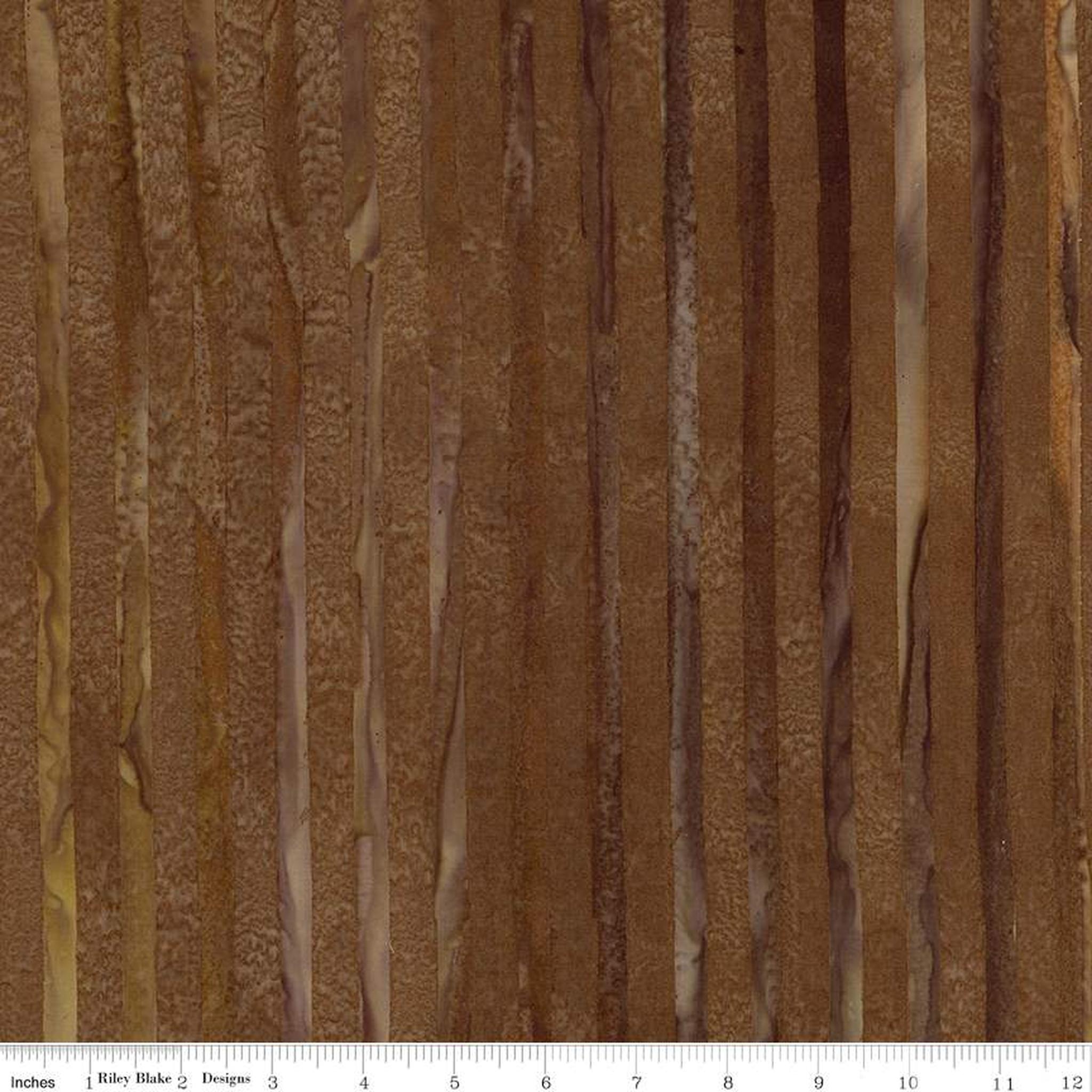 Expressions Batik Elementals by Riley Blake - Get in Line: Mocha Chestnut