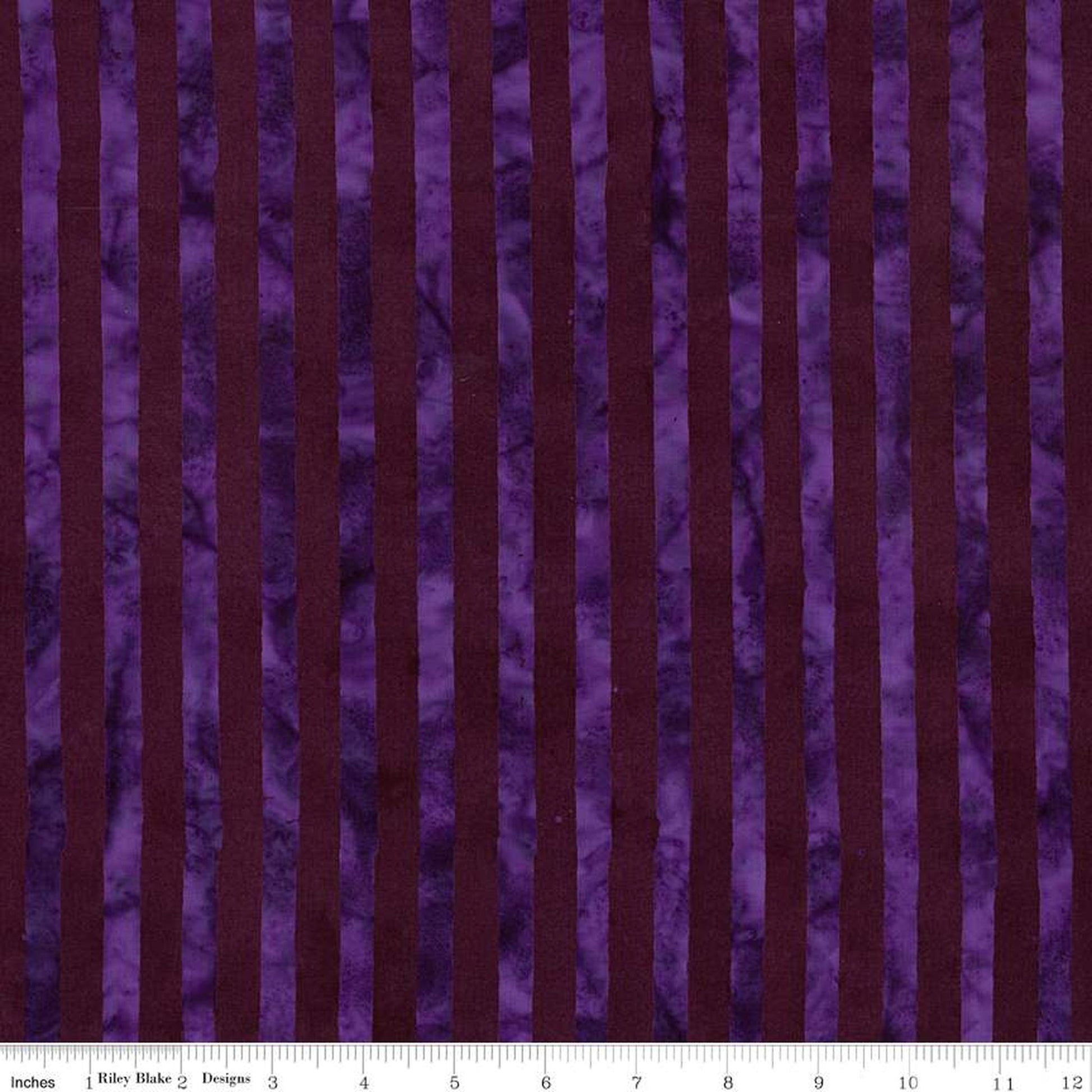 Expressions Batik Elementals by Riley Blake - Get in Line: Plum Dressing