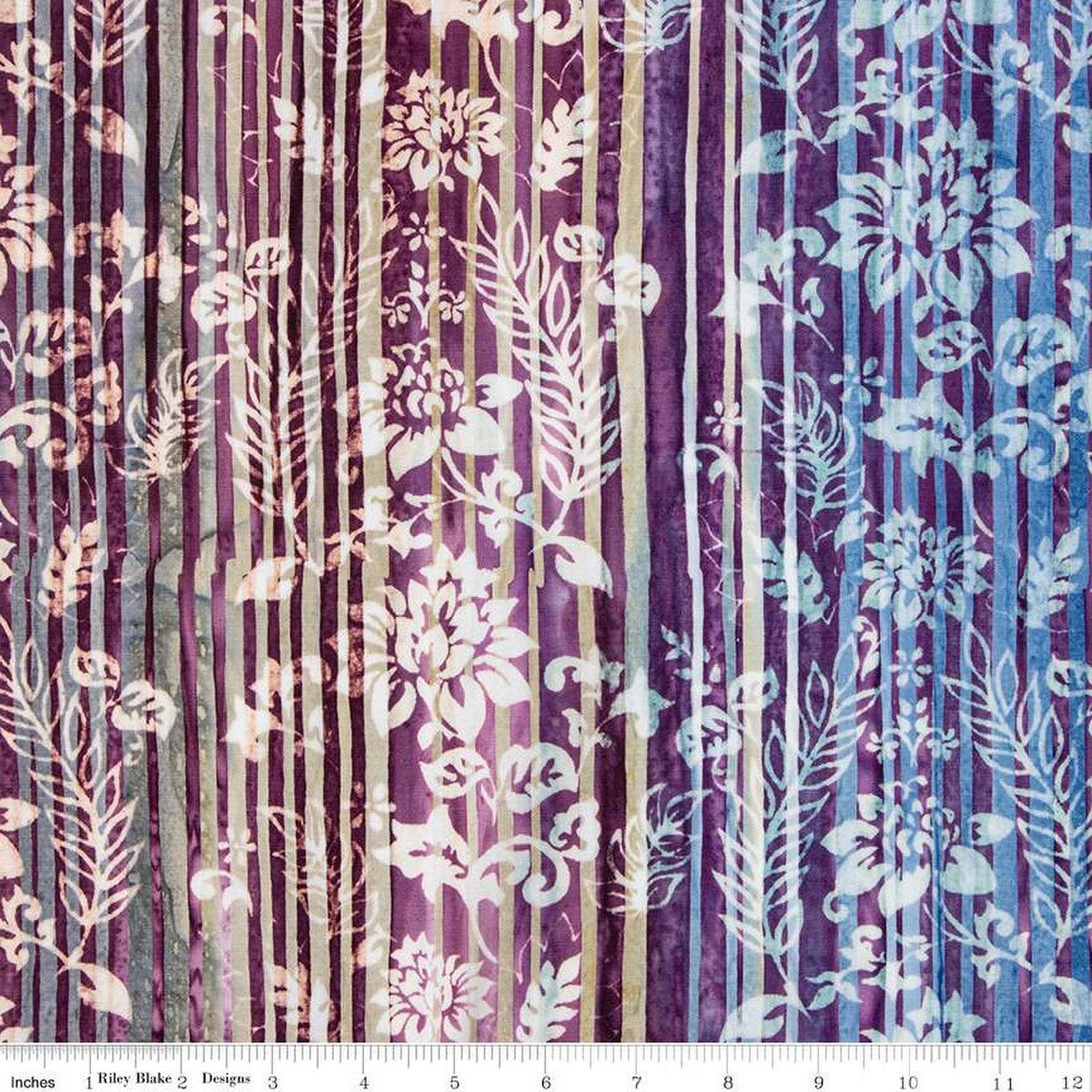 Expressions Batik Express Yourself by Riley Blake - Color Bands Mulberry Jam