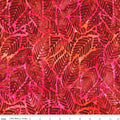 Expressions Batik Floral Reflections by Riley Blake - Red Candy Riot