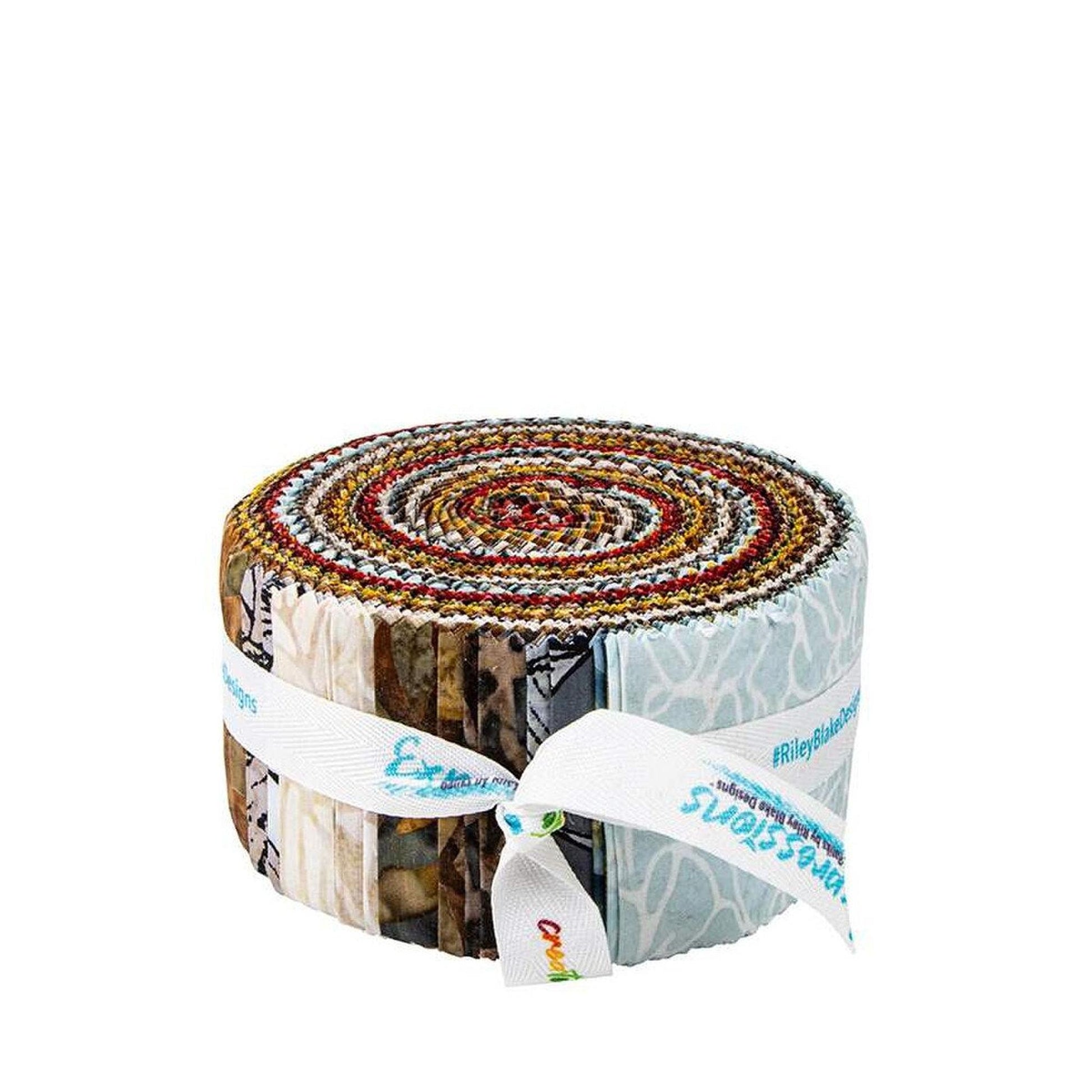 Expressions Batiks Floral Reflections 2 1/2" Rolie Polie