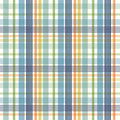 Love You to the Moon - Plaid - Blue
